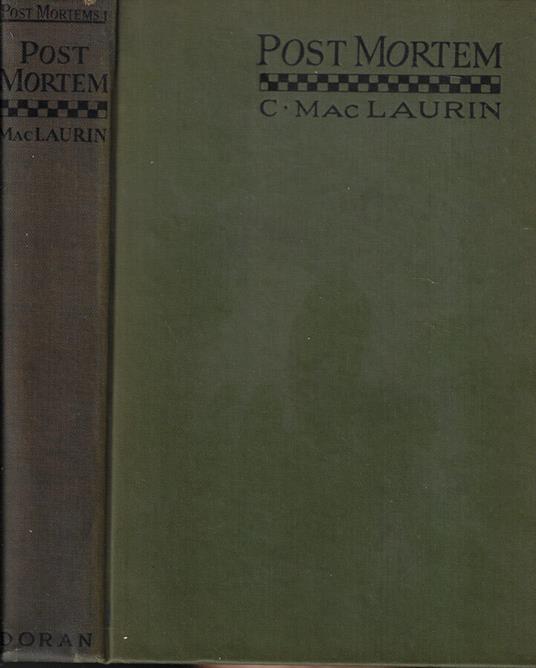 Post mortem - copertina