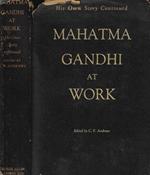 Mahatma Gandhi at work