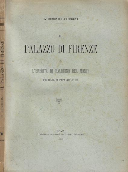 Il Palazzo di Firenze - copertina