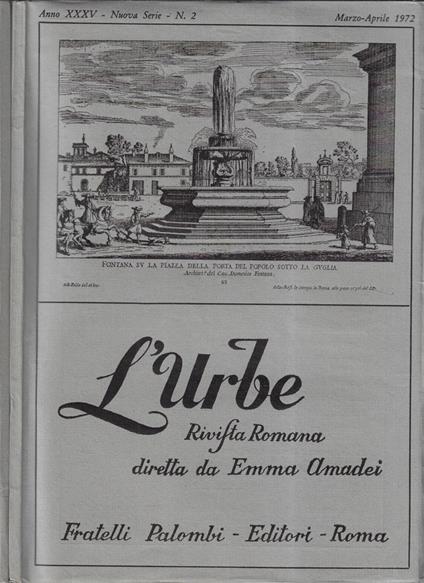 L' urbe anno 1972 n. 2, 5 - copertina