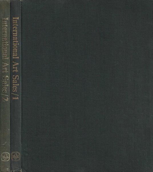 International Art Sales. Vol. I, Vol. II - copertina