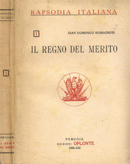Il regno del merito - copertina