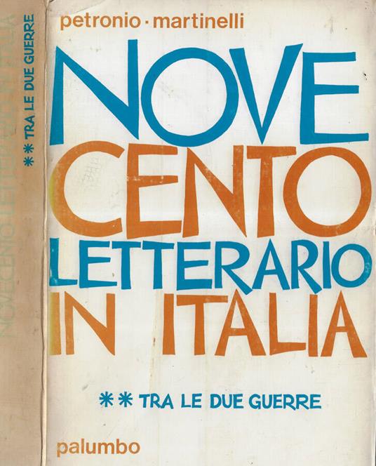 Il novecento letterario in Italia Vol. III - copertina