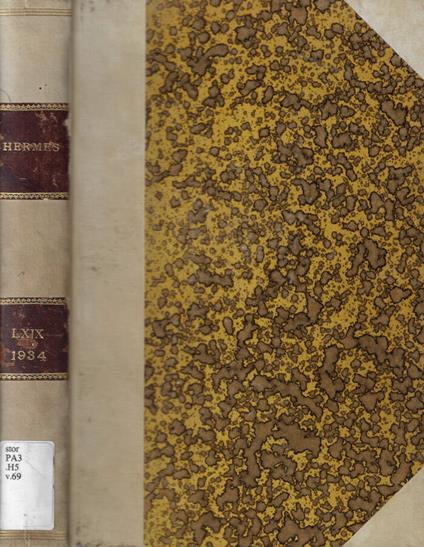 Hermes Anno 1934 - copertina