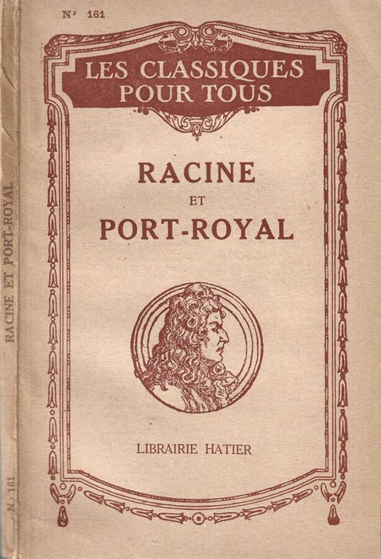 Racine et Port-Royal - copertina