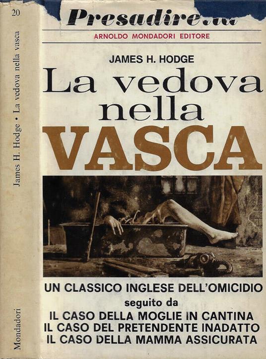 La vedova nella vasca - copertina