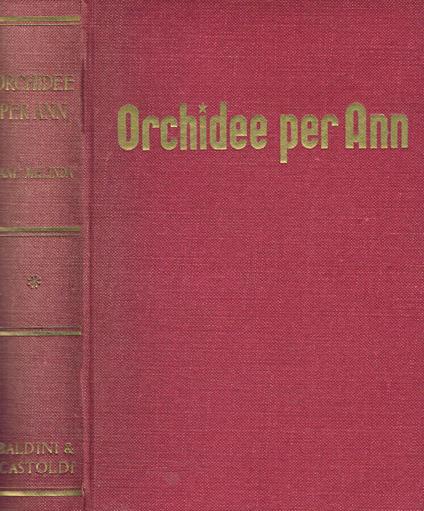 Orchidee per Ann - copertina