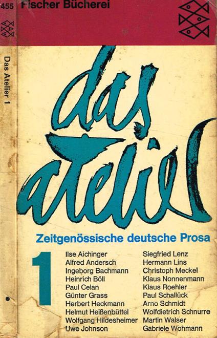 Das atelier - copertina