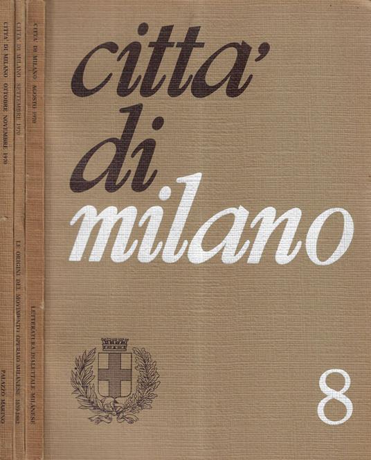 Città di Milano N. 8, 9, 10/11 1970 - copertina