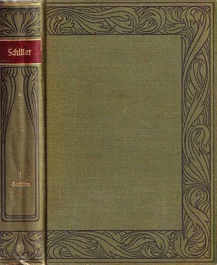 Schillers Werke, volume 1 - copertina