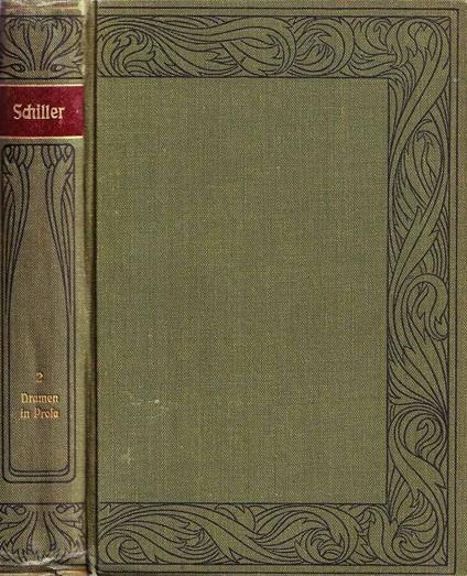 Schillers Werke, volume 2 - copertina
