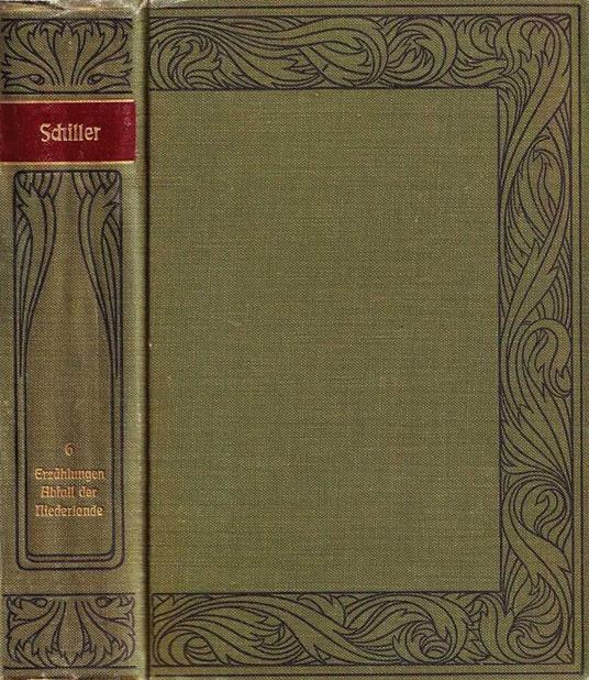 Schillers Werke, volume 6 - copertina
