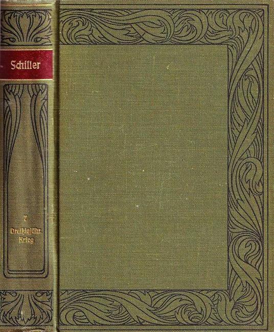 Schillers Werke, volume 7 - copertina