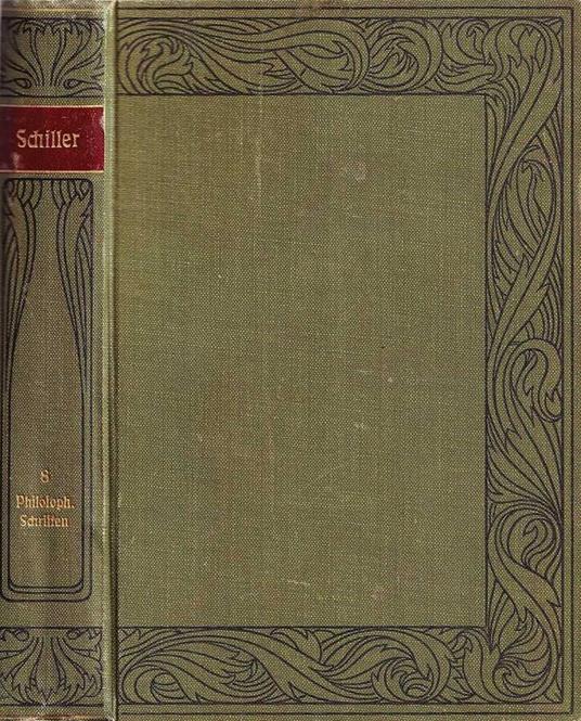 Schillers Werke, volume 8 - copertina