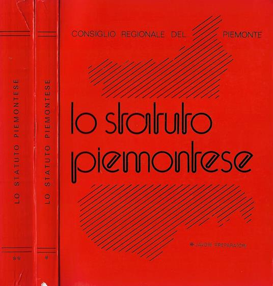 Lo statuto piemontese - copertina