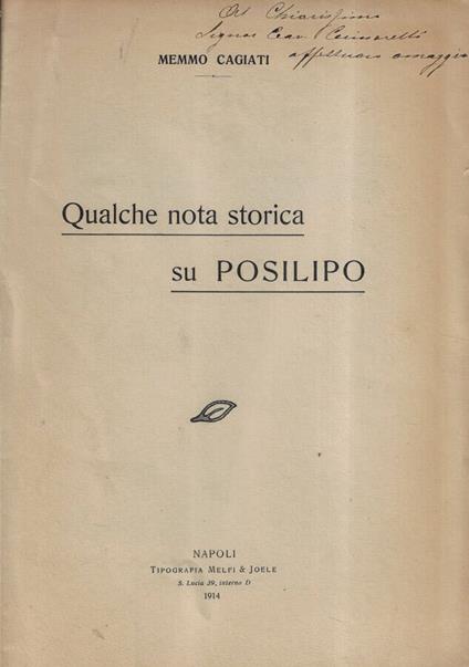Qualche nota storica su Posilipo - copertina