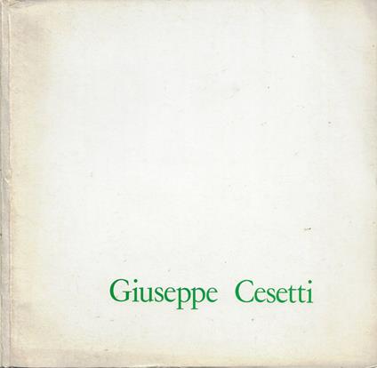 Giuseppe Cesetti - copertina