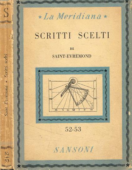 Scritti scelti - copertina