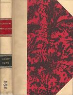 Classical Philology - Vol. LXXIV 1979