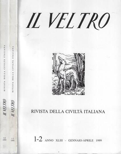 Il veltro anno 1999 n. 1-2, 3-4 - copertina
