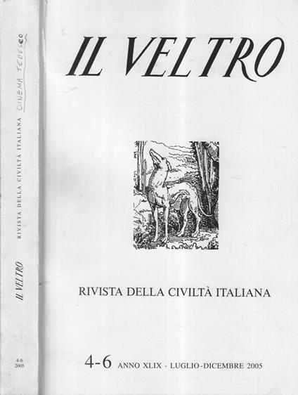 Il veltro anno 2005 n. 4-6 - copertina