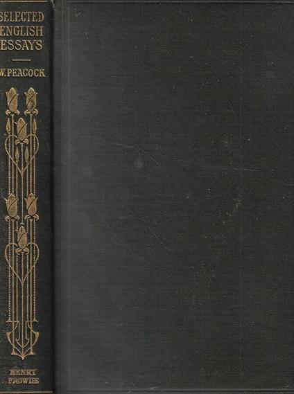 Selected english essays - copertina