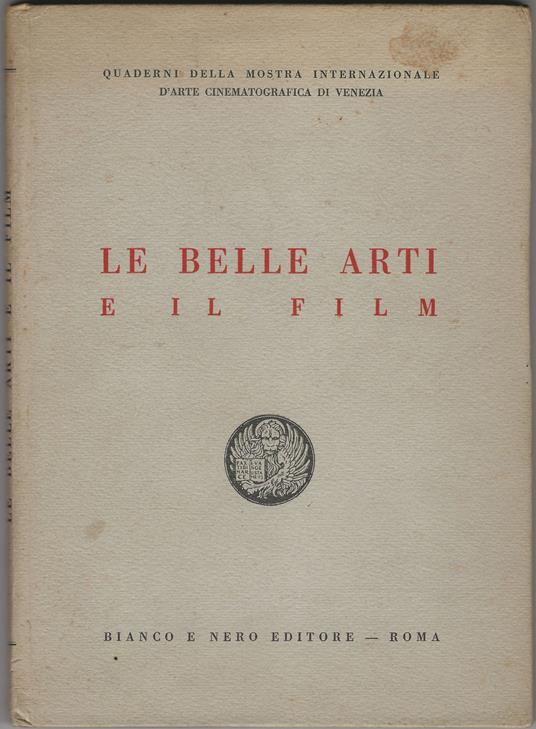 Le belle arti e il film - copertina