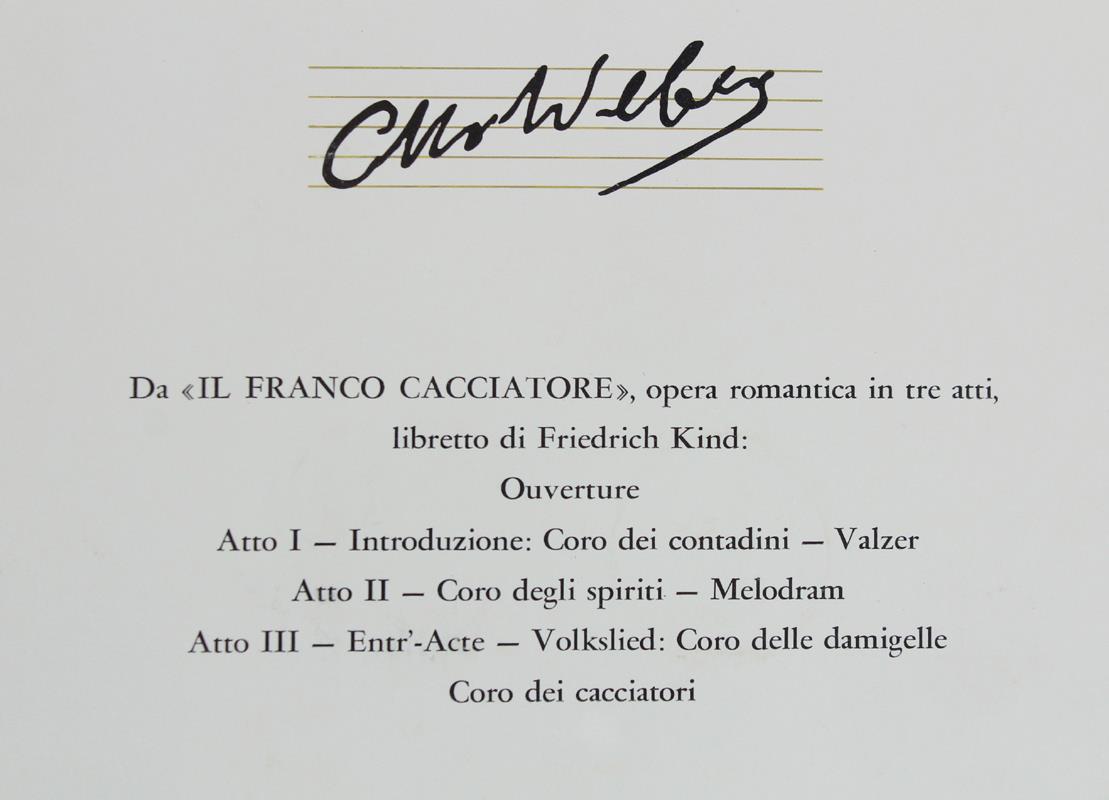Weber Carl Maria Von Weber - 3 Dischi Nuovi Nei Fascicoli Nuovi: (Fabbri I Grandi Musicisti N. 112 - 113 - 114)