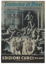 Fontana Di Trevi. Spartito X Canto Mandolino O Fisarmonica - Devilli, Cahn, Styne - Edizioni Curci - 1954
