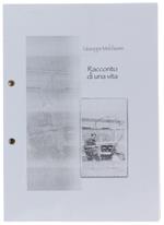 Racconto Di Una Vita [Fotocopia] - Melchiorre Giuseppe - A Cura Dell'autore - 2005