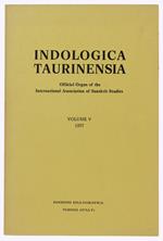 Indologica Taurinensia. Volume V - 1977