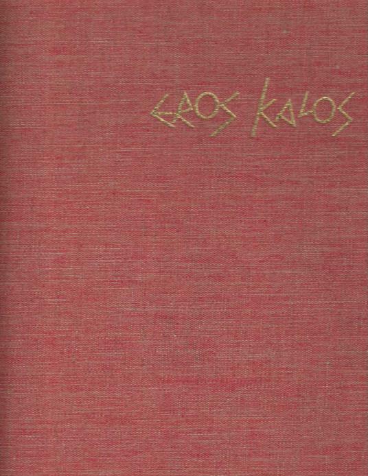 Eros Kalos. Saggio sulle rappresentazioni erotiche nell'arte greca - Jean Marcadé - copertina