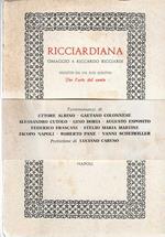 Ricciardiana. Omaggio a Riccardo Ricciardi seguito da un suo scritto Per l'arte del canto