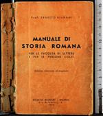 Manuale di storia Romana