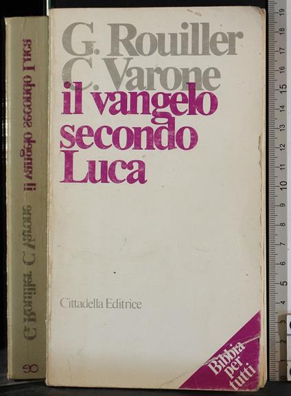 Il Vangelo secondo Luca - copertina