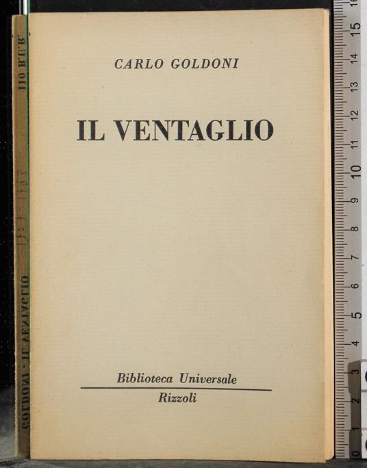Il ventaglio - Carlo Goldoni - copertina