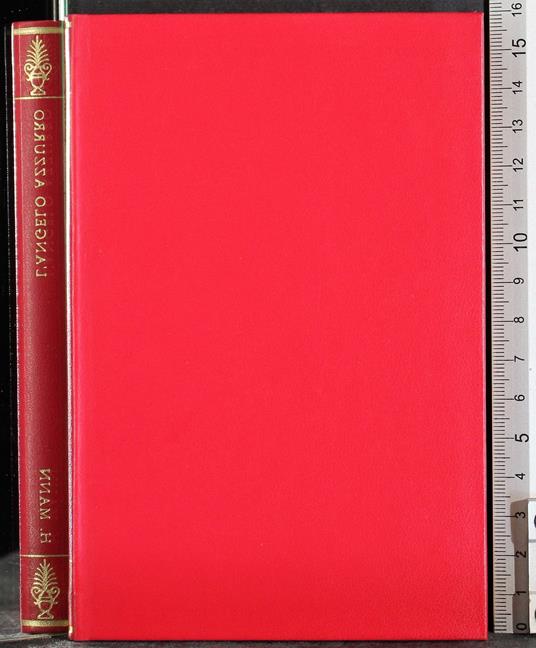 L' angelo azzurro - Heinrich Mann - copertina