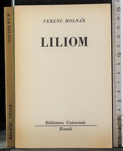 Liliom - Ferenc Molnár - copertina