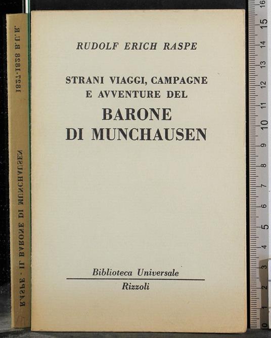 Strani viaggi, campagne e avventure barone di Munchausen - Rudolf Raspe - copertina
