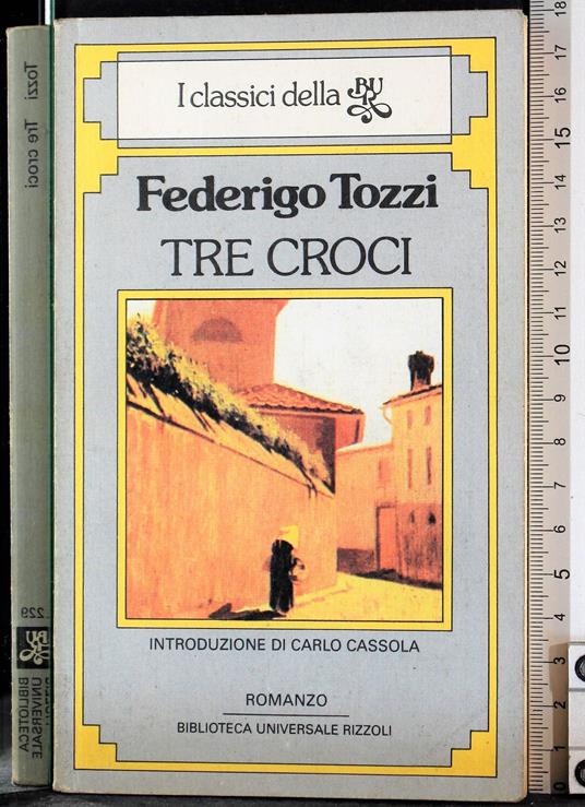 Tre croci - Federigo Tozzi - copertina