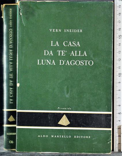 casa da tè alla luna d'agosto - copertina