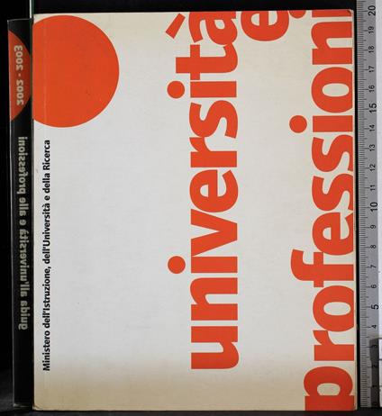 Guida all'università e alle professioni 2002-2003 - copertina