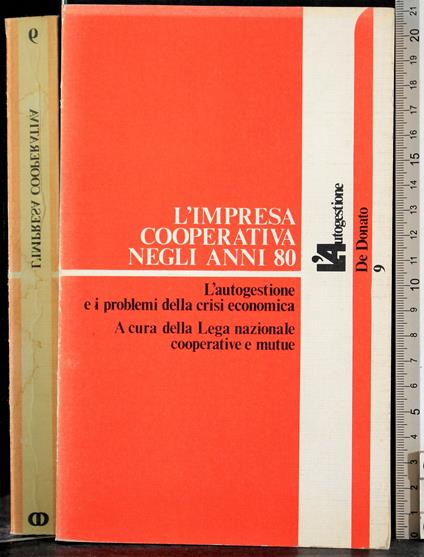 L' impresa cooperativa negli anni 80 - copertina