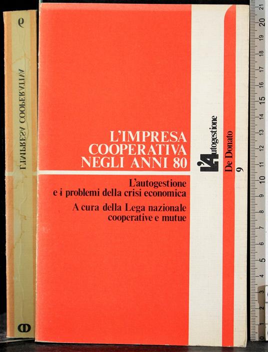 L' impresa cooperativa negli anni 80 - copertina