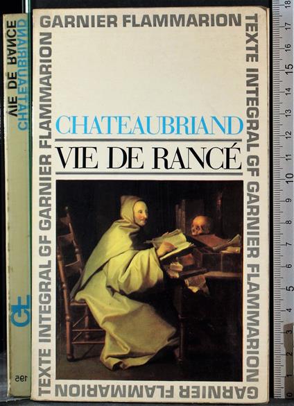 Vie de Rancé - François-René de Chateaubriand - copertina