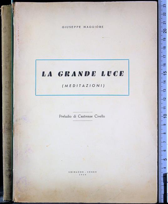 grande luce - Giuseppe Maggiore - copertina