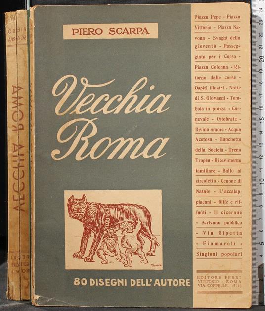 Vecchia Roma - Piero Scarpa - copertina