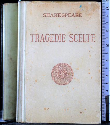 Tragedie scelte - William Shakespeare - copertina