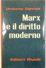 Marx e il diritto moderno