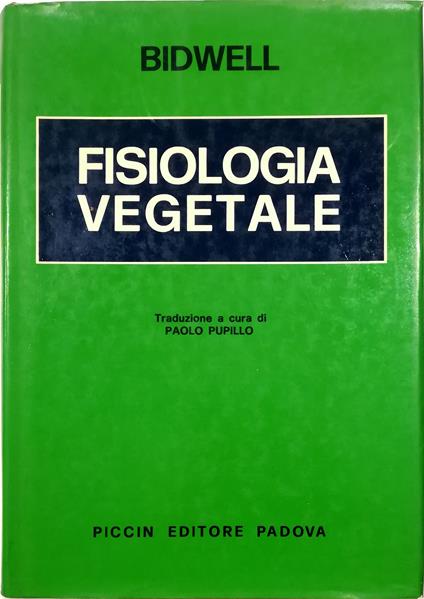 Fisiologia vegetale - copertina